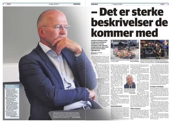 Faksimilie fra Asker og Bærum Budstikke 1.juli 2022